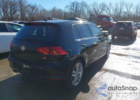 2015 Volkswagen Golf Tsi Sel 4-Door z USA, uszkodzony, nr VIN 3VW217AU3FM032122